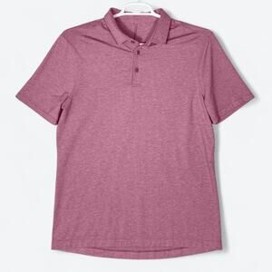 lululemon athletica Men's Polo Shirt - Burgundy